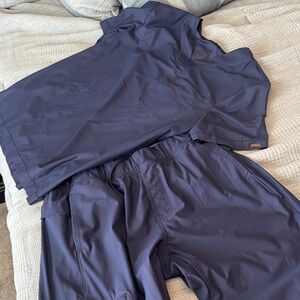 Navy Blue Cherokee Form Men’s Scrub Set size Large
